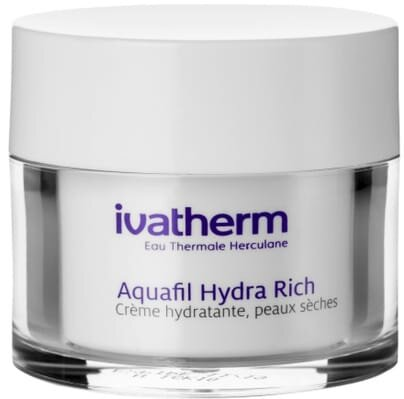 Крем для обличчя Ivatherm Aquafil Hydra Rich зволожуючий для чутливої шкіри сухого та дуже сухого типу, 50 мл