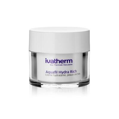 Крем для обличчя Ivatherm Aquafil Hydra Rich зволожуючий для чутливої шкіри сухого та дуже сухого типу, 50 мл