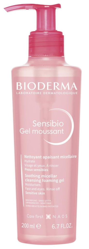 Гель Bioderma Sensibio очищуючий для обличчя, 200 мл