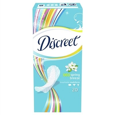 Прокладки щоденні Discreet Deo Spring Breeze Multiform, 20 штук