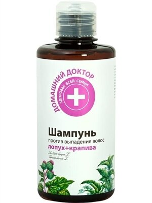 Шампунь Домашній Доктор, Лопух + кропива, 300 мл