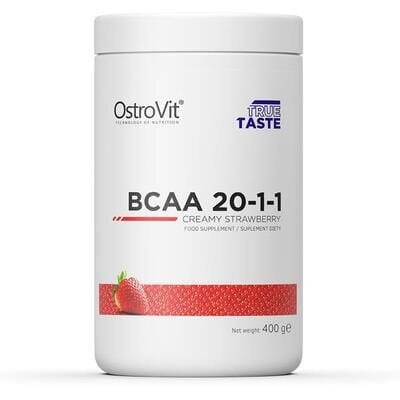 Амінокислоти OstroVit BCAA 20-1-1 смак Strawberry, 400 г