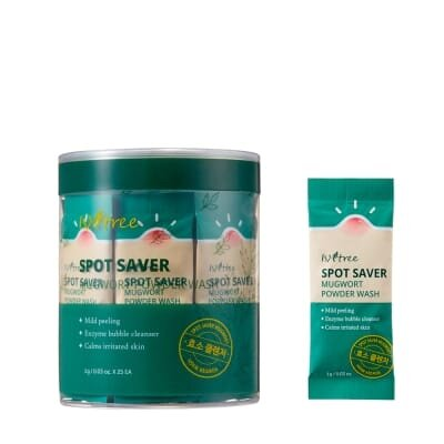 Пудра ензимна Isntree Spot Saver Mugwort Powder Wash з полином, 25 шт х 1 г