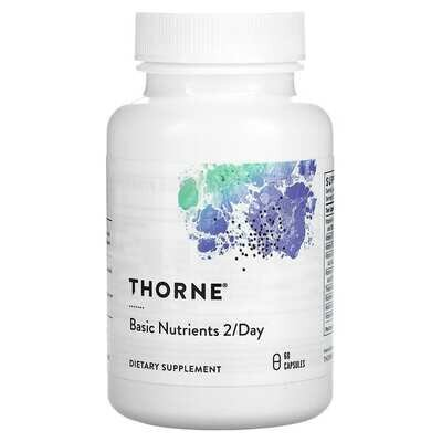 Вітамінно-мінеральний комплекс Thorne Research Basic Nutrients 2/Day (NSF-Certified For Sport) капсули №60