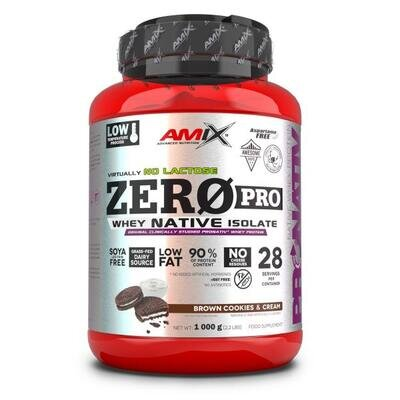 Протеїн Amix Nutrition Zeropro Protein темне печиво та крем, 1000 г