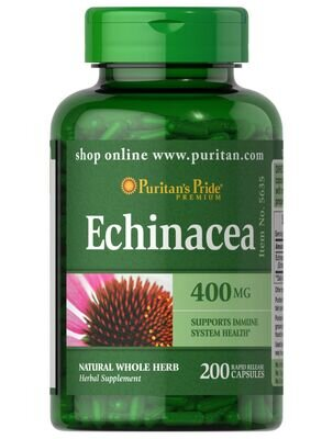 Ехінацея комплекс Puritan's Pride Echinacea 400 мг, 200 капсул