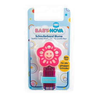 Тримач для пустушки Baby-Nova 34155, з кліпсою