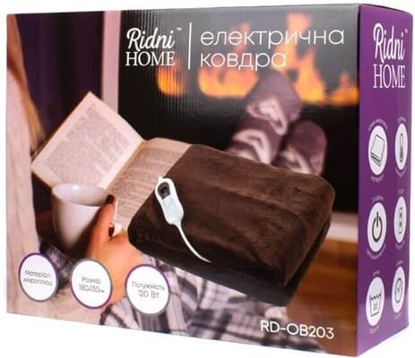 Ковдра електрична Ridni Home RD-OB203