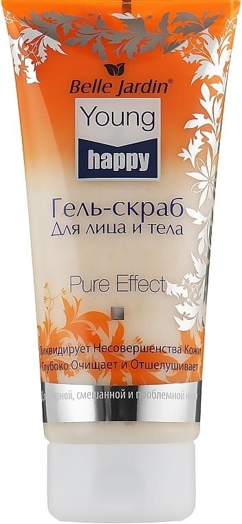 Гель-скраб для обличчя та тіла Belle Jardin Young & Happy, 200 мл