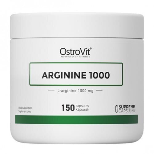 Амінокислоти OstroVit Arginine 1000, 150 капсул