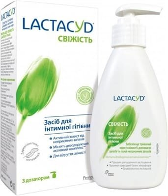 Засіб для інтимної гігієни Lactacyd Свіжість, з дозатором, 400 мл