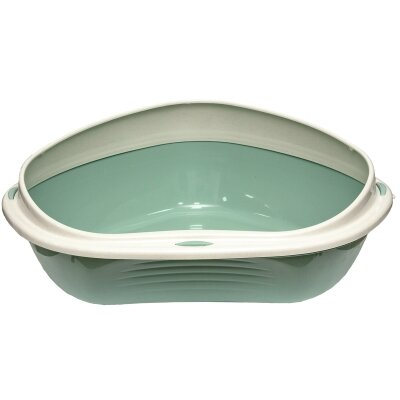 Туалет кутовий для котів Georplast Shuttle Corner, 58x48x20,5 см