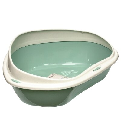 Туалет кутовий для котів Georplast Shuttle Corner, 58x48x20,5 см