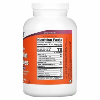 Лецитин NOW Lecithin в гранулах, 454 г