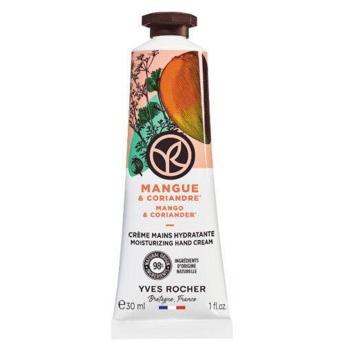 Крем для рук Yves Rocher Манго-Коріандр, 30 мл