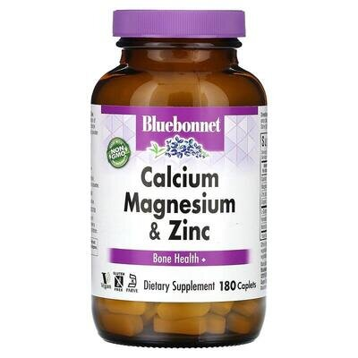 Кальцій Магній+Цинк Bluebonnet Nutrition Calcium Magnesium Zinc капсули №180