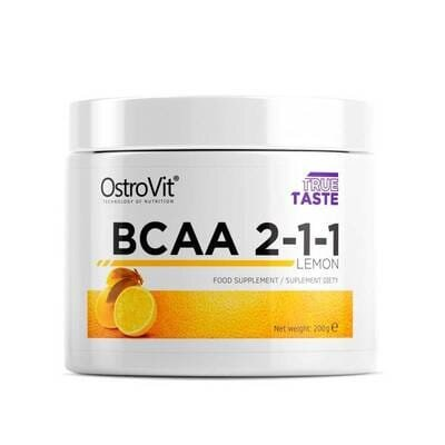 Амінокислоти OstroVit Extra Pure BCAA 2.1.1 смак лимон, 200 г