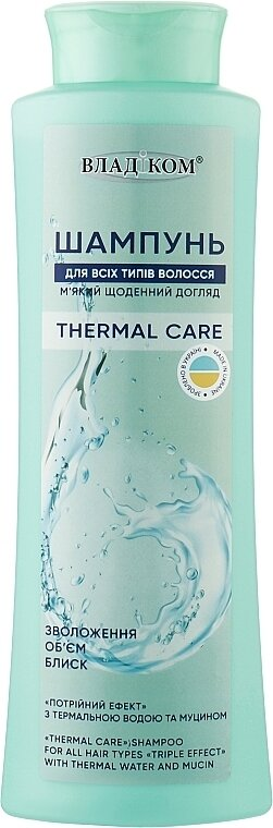 Шампунь Владіком Thermal Care потрійний ефект для всіх типів волосся, 500 мл