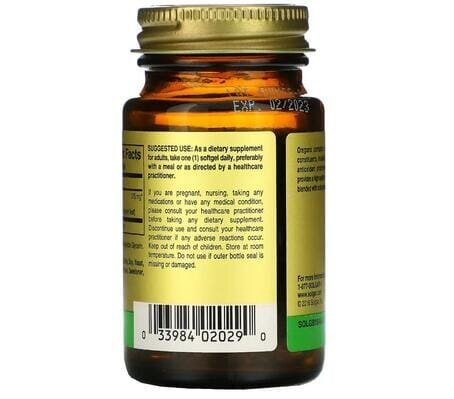 Дикого Орегано олія Solgar Wild Oregano Oil м'які капсули №60