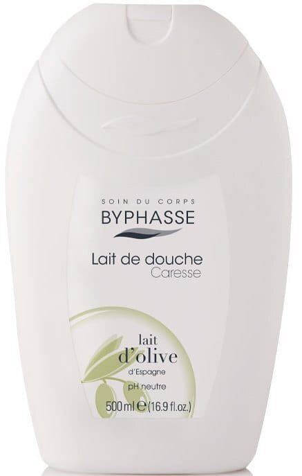 Крем-догляд для душу Byphasse Caresse з олією оливки, 500 мл