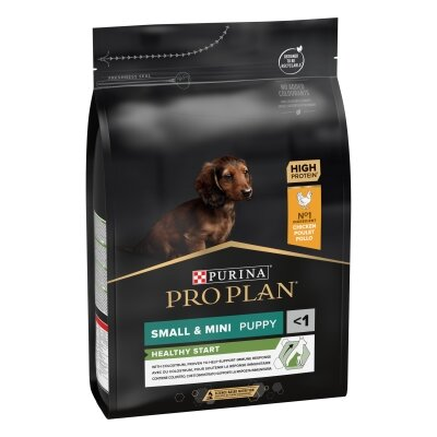 Корм сухий Purina Pro Plan Dog Small & Mini Puppy з куркою і рисом, 3 кг