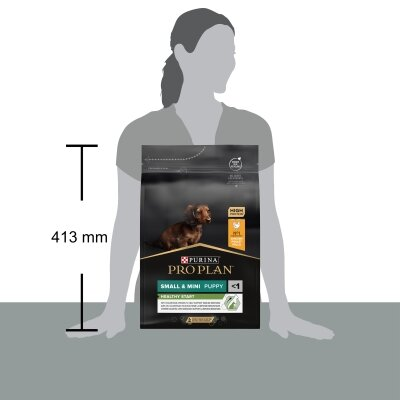 Корм сухий Purina Pro Plan Dog Small & Mini Puppy з куркою і рисом, 3 кг