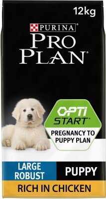 Корм сухий Purina Pro Plan Dog Large Puppy Robust з куркою і рисом, 12 кг