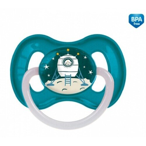 Пустушка латексна Canpol Babies 23/221 Space кругла 0-6 місяців, 1 шт