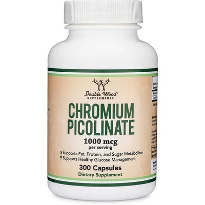 Хрому піколінат Double Wood Chromium Picolinate 1000 мкг, 300 капсул