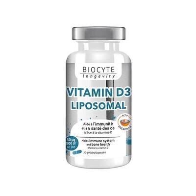 Вітамін Д ліпосомальний Biocyte Vitamine D3 Liposomal, 90 гелевих капсул