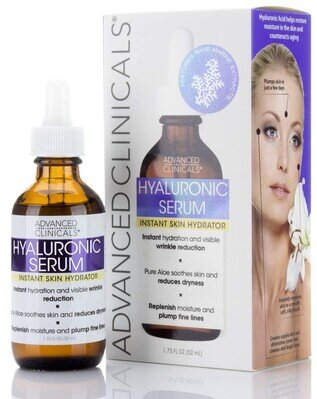 Сироватка для обличчя Advanced Clinicals Hyaluronic Serum миттєве зволоження шкіри, 52 мл