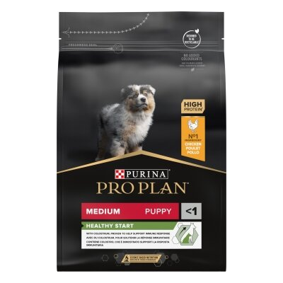 Корм сухий Purina Pro Plan Dog Medium Puppy з високим вмістом курки, 3 кг