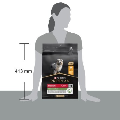 Корм сухий Purina Pro Plan Dog Medium Puppy з високим вмістом курки, 3 кг