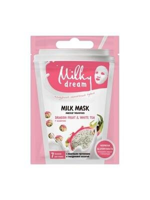 Маска для обличчя Milky Dream тканинна Dragon fruits & White tea, 20 мл