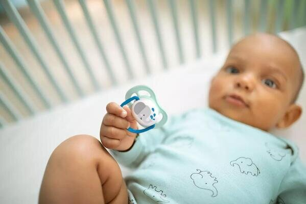 Пустушка силіконова Philips Avent Ultra Air Animal SCF080/11 ортодонтична, 0-6 місяців, 2 шт