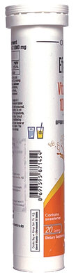 Вітамін С Orzax Efervit Vitamin C таблетки шипучі №20