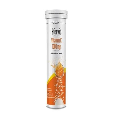Вітамін С Orzax Efervit Vitamin C таблетки шипучі №20