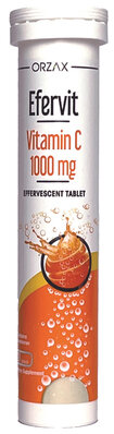 Вітамін С Orzax Efervit Vitamin C таблетки шипучі №20