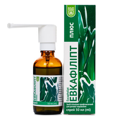 Евкафіліпт Плюс Baum Pharm спрей по 50 мл у флак.