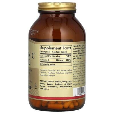 Вітамін С Solgar Vitamin C 500 мг вег. капсули №250