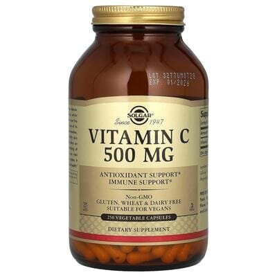Вітамін С Solgar Vitamin C 500 мг вег. капсули №250