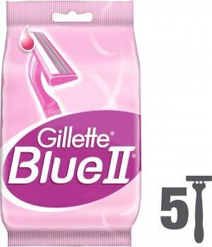 Бритви Gillette Blue 2 одноразові для жінок, 5 шт