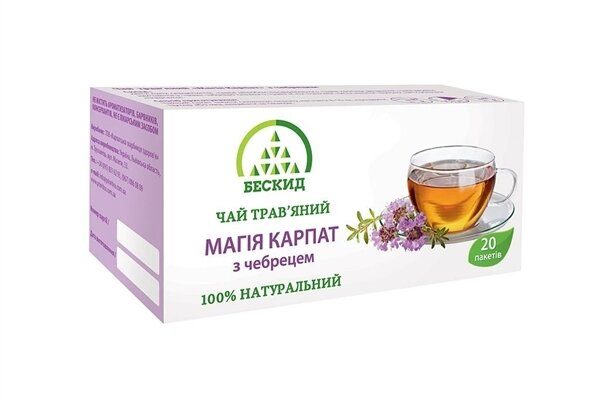 Чай трав'яний Бескид Магія Карпат з чабрецем по 1,5 г №20 у філ.-пак.