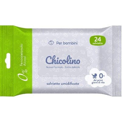 Серветки вологі Chicolino дитячі з перших днів життя, 24 шт