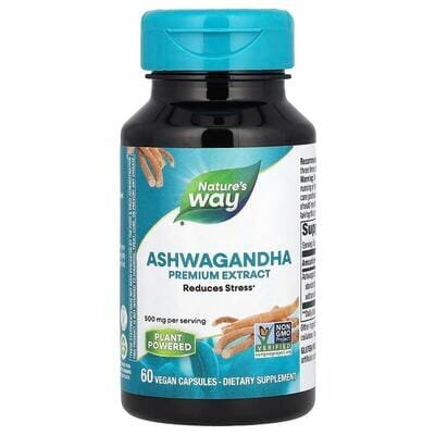 Ашваганда Nature`s Way Ashwagandha, 60 вегетеріанських капсул