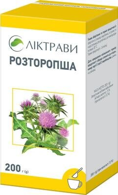 Розторопша плоди по 200 г у пач.