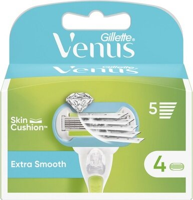 Картриджі змінні для гоління (леза) Venus 5 Extra Smooth Embrace, 4 шт