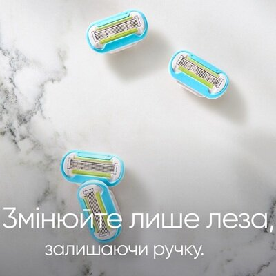 Картриджі змінні для гоління (леза) Venus 5 Extra Smooth Embrace, 4 шт