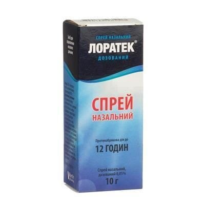 Лоратек спрей наз., доз. 0.05 % по 10 г у флак. з розпил.