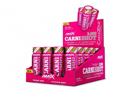 Жироспалювач Amix Nutrition CarniShot 3000 Mojito, 60 мл 1/20